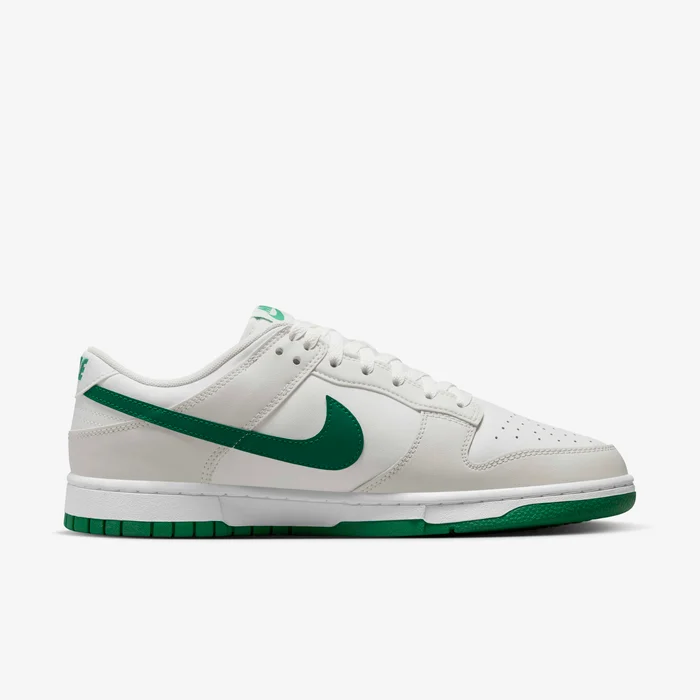 Nike Dunk Low – White/Grey/Green - Image 4