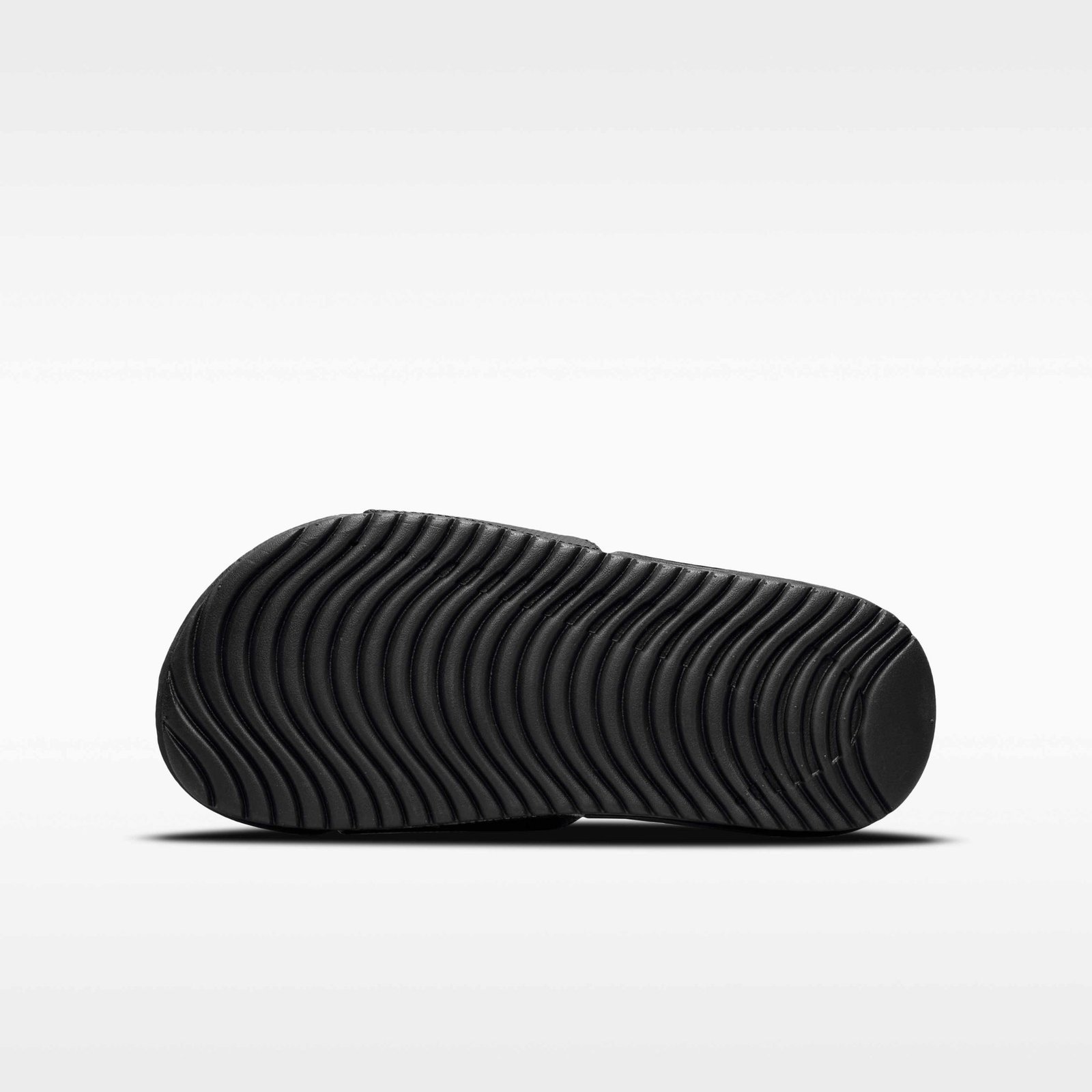 Nike Kawa Younger/Older Kids' Slides - Black/White - Image 3