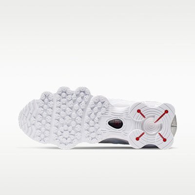 Nike Shox TL Men's Shoes - White/Metallic Silver/Max Orange/White - Image 2