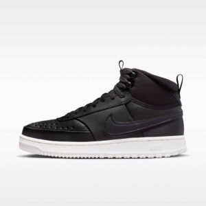 Nike Court Vision Mid Men's Winterized Shoes - Black/Phantom/Black