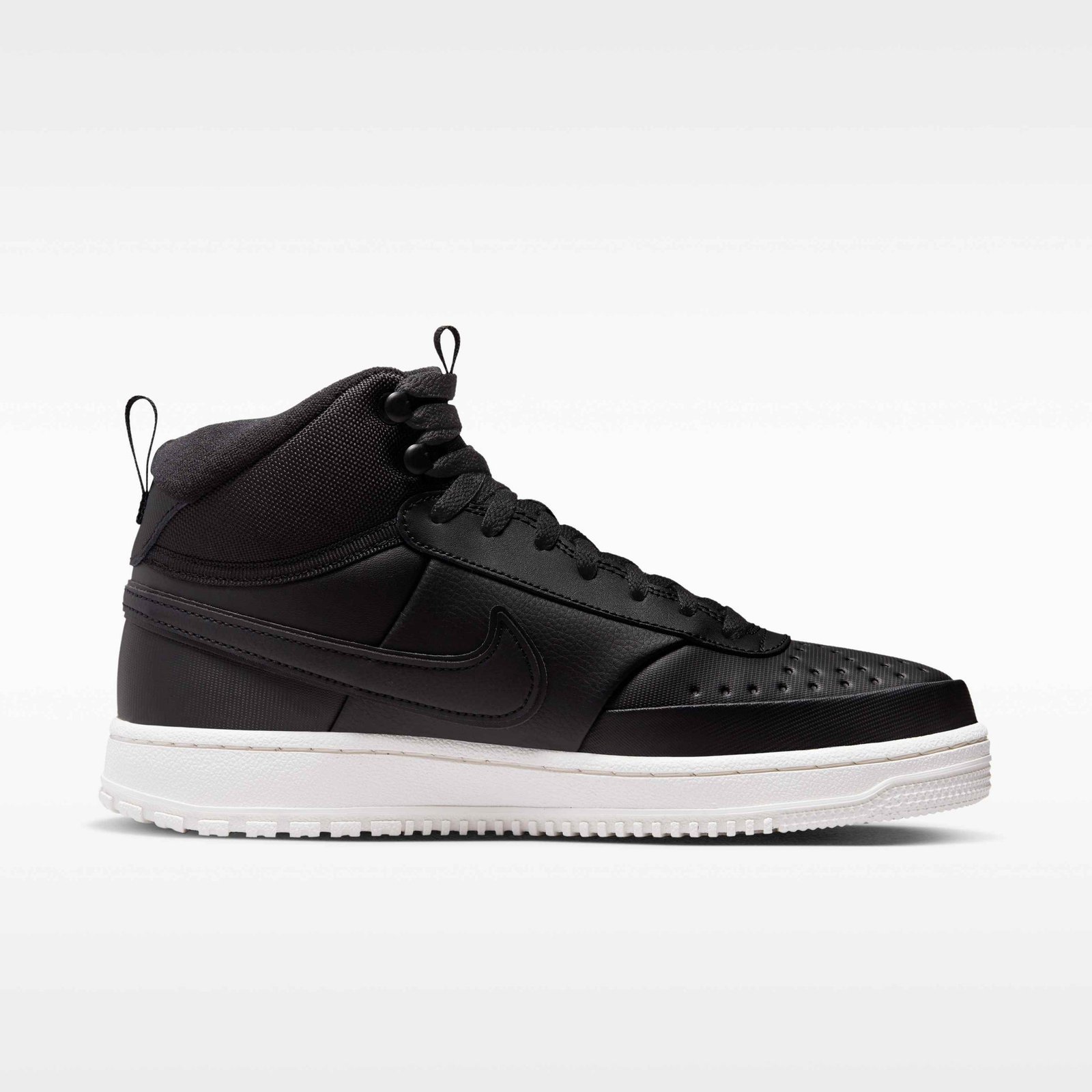 Nike Court Vision Mid Men's Winterized Shoes - Black/Phantom/Black - Image 3