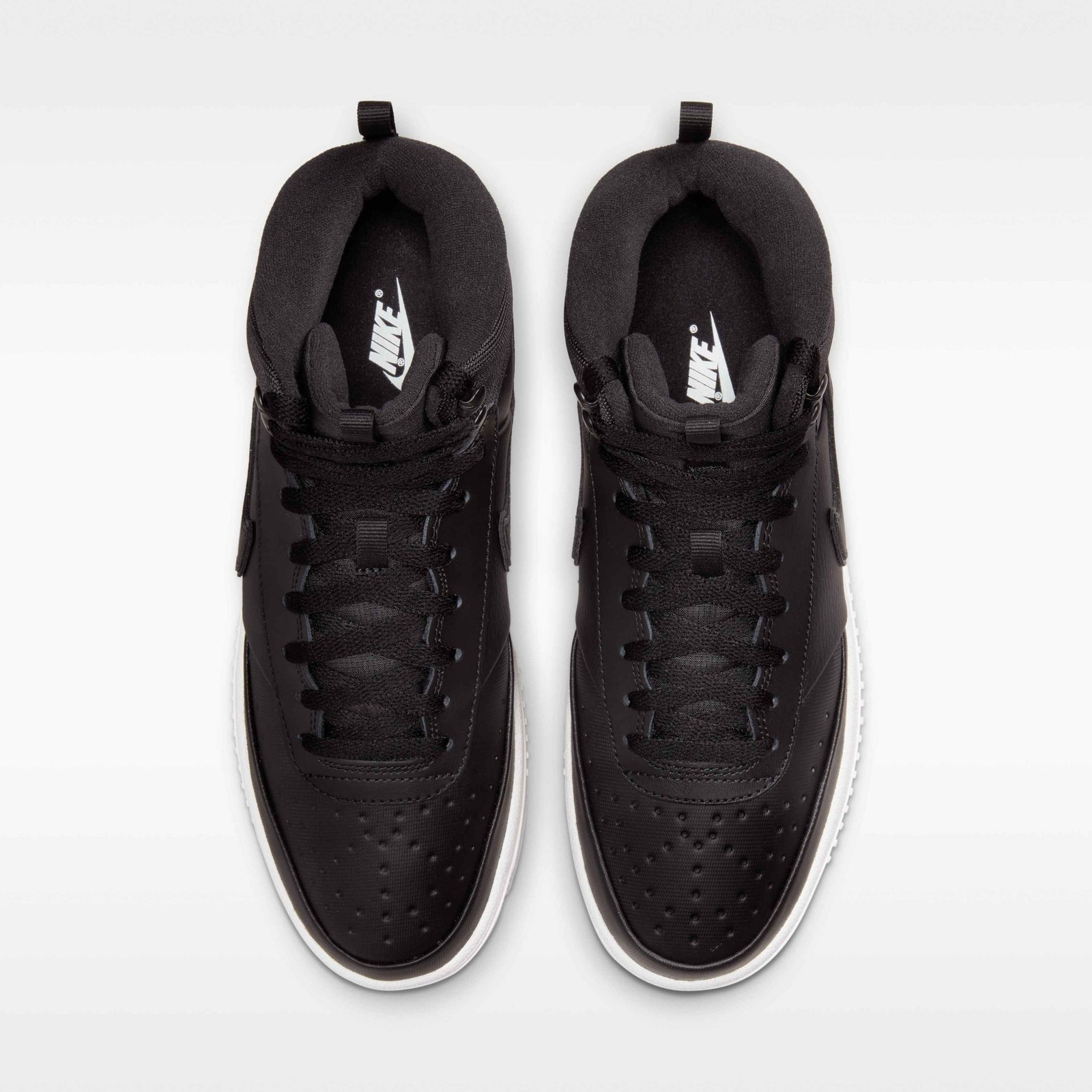 Nike Court Vision Mid Men's Winterized Shoes - Black/Phantom/Black - Image 4
