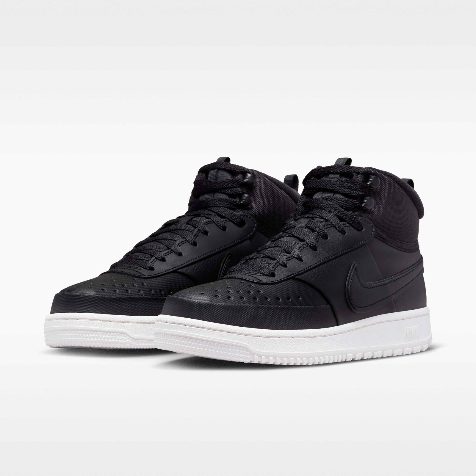Nike Court Vision Mid Men's Winterized Shoes - Black/Phantom/Black - Image 5