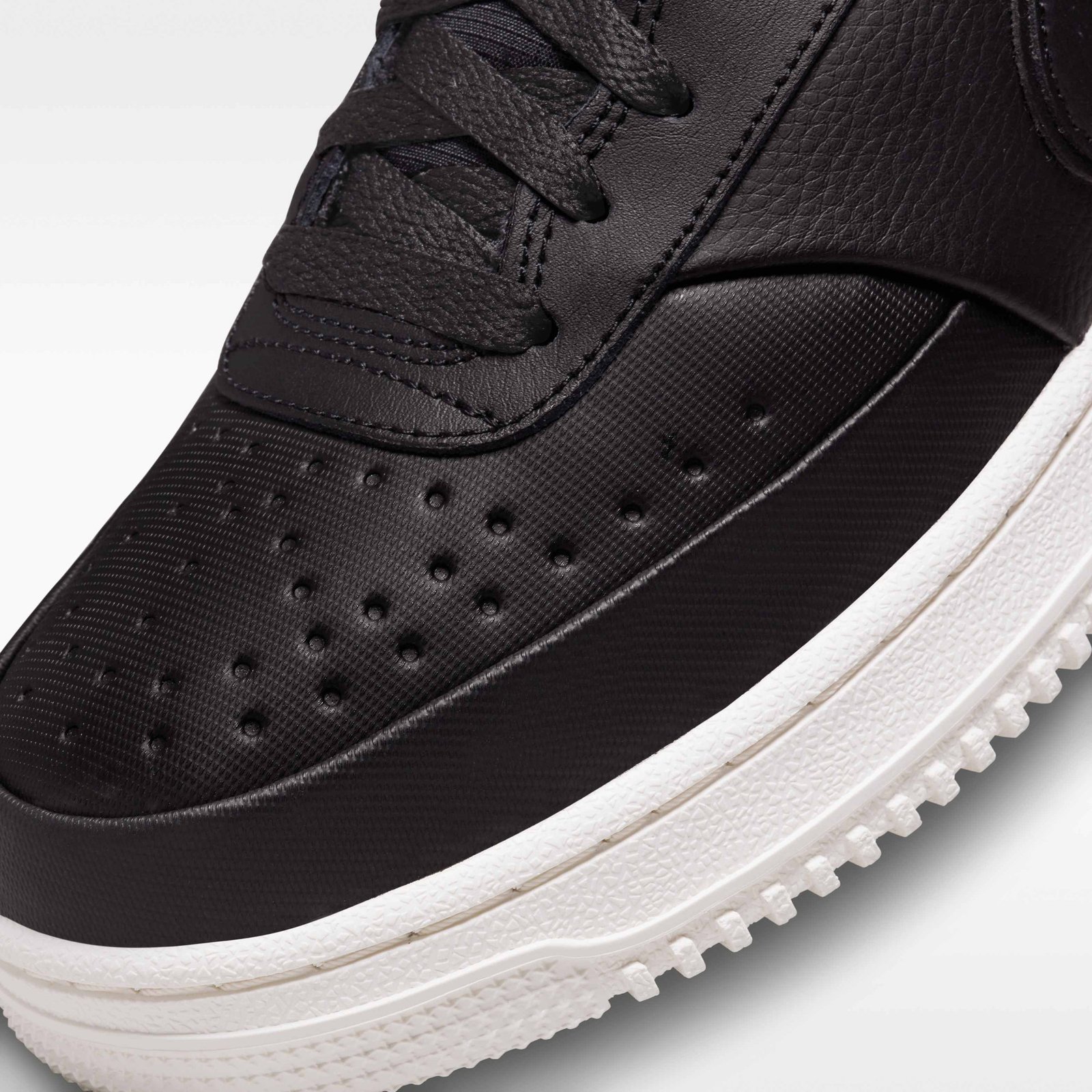 Nike Court Vision Mid Men's Winterized Shoes - Black/Phantom/Black - Image 7