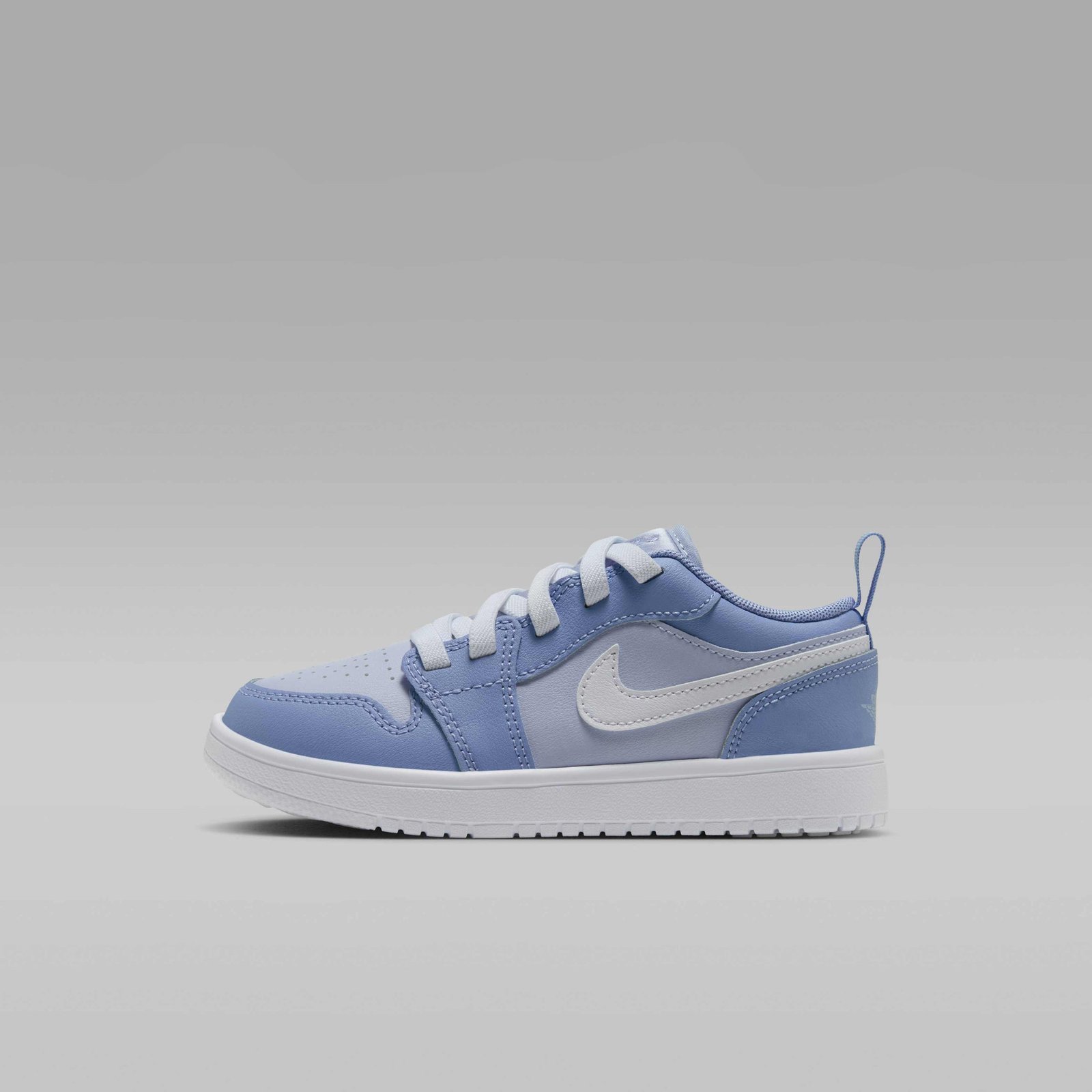 Jordan 1 Low Alt Younger Kids' Shoes - Aluminium/White/Hydrogen Blue