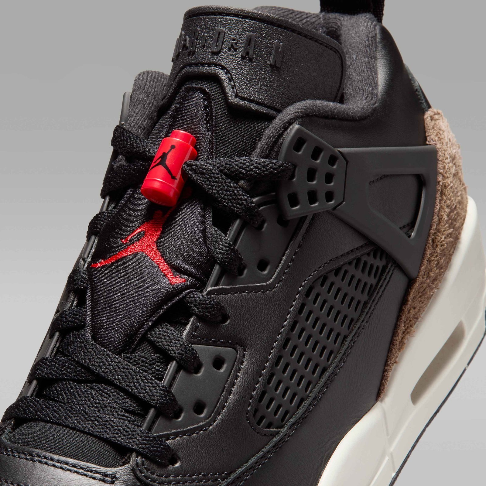 Jordan Spizike Low Men's Shoes - Black/Palomino/Phantom/University Red - Image 7