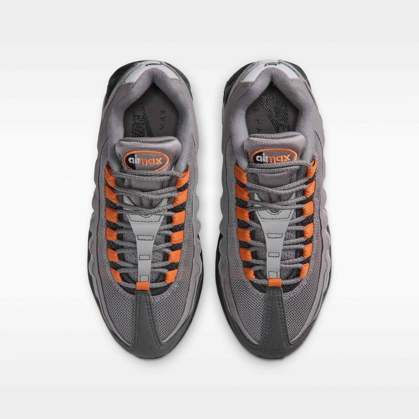 Nike Air Max 95 Big Bubble Older Kids' Shoes - Pencil Point/Anthracite/Light Charcoal/Hot Curry - Image 4