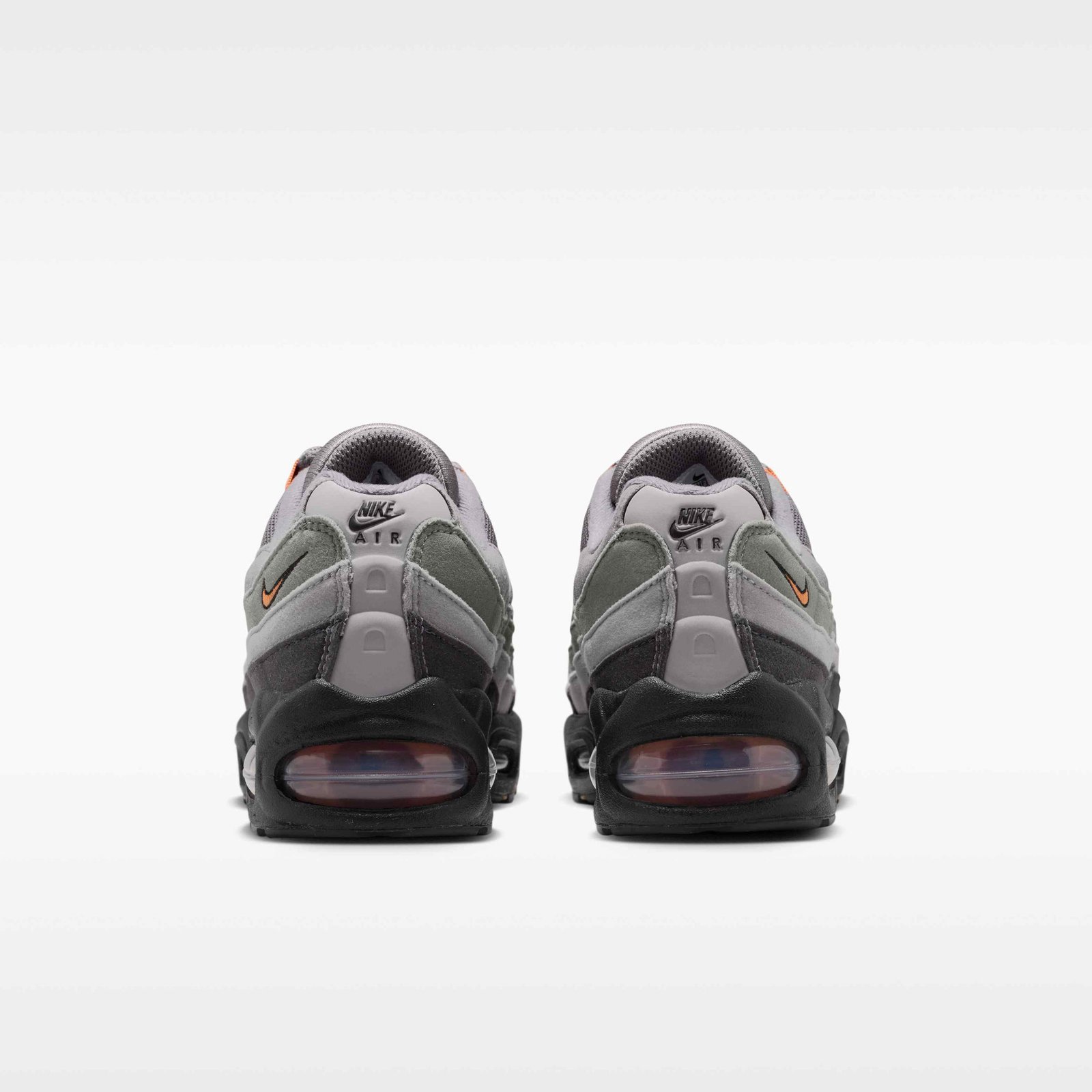 Nike Air Max 95 Big Bubble Older Kids' Shoes - Pencil Point/Anthracite/Light Charcoal/Hot Curry - Image 6