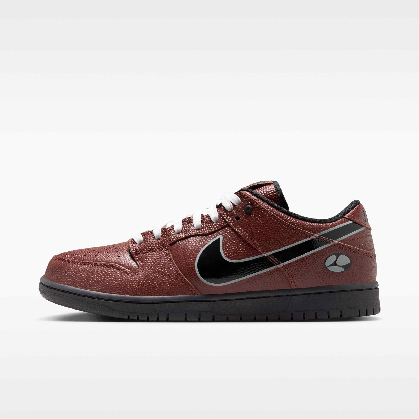 Nike SB Dunk Low Pro Skate Shoes - Dark Pony/Silver/White/Black