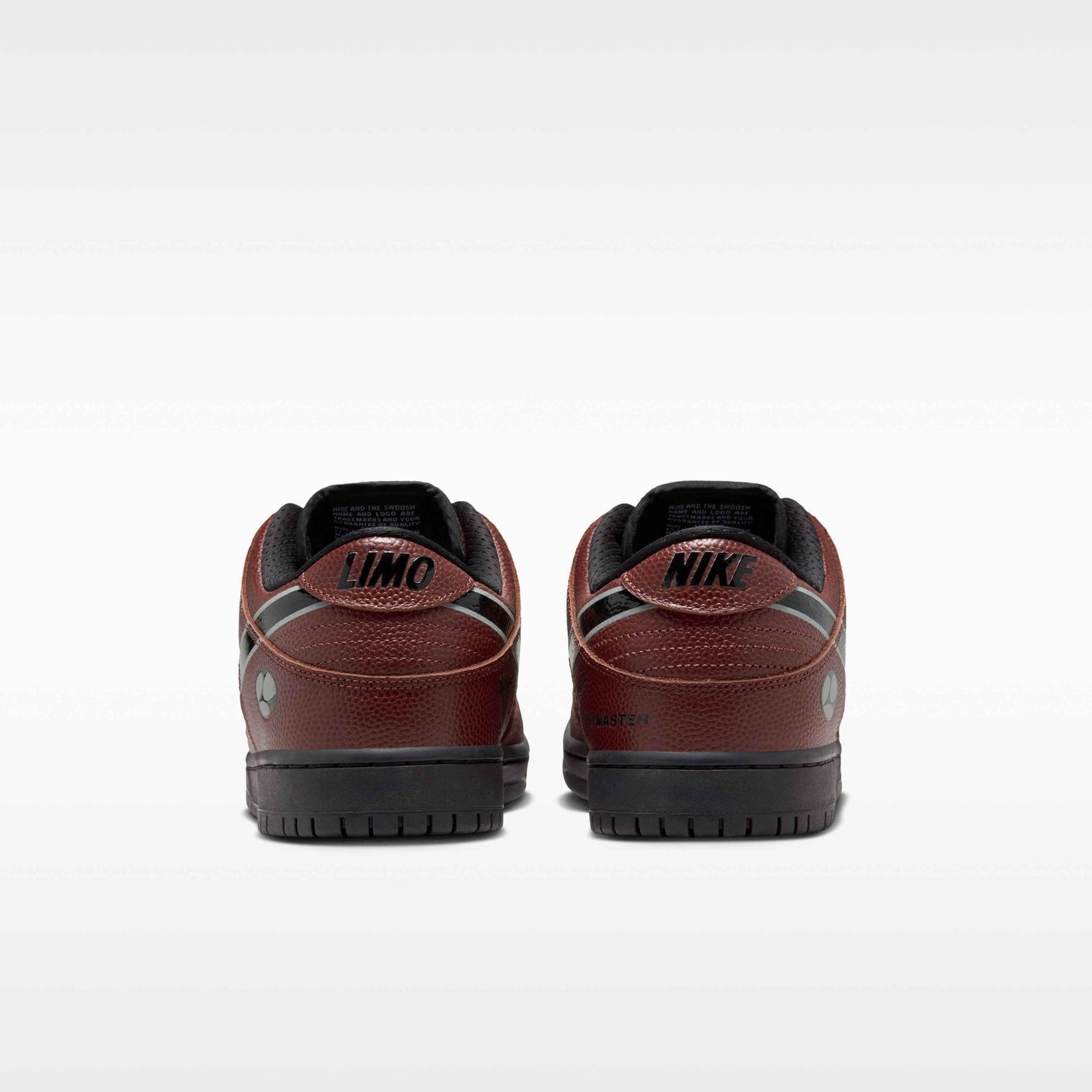 Nike SB Dunk Low Pro Skate Shoes - Dark Pony/Silver/White/Black - Image 6