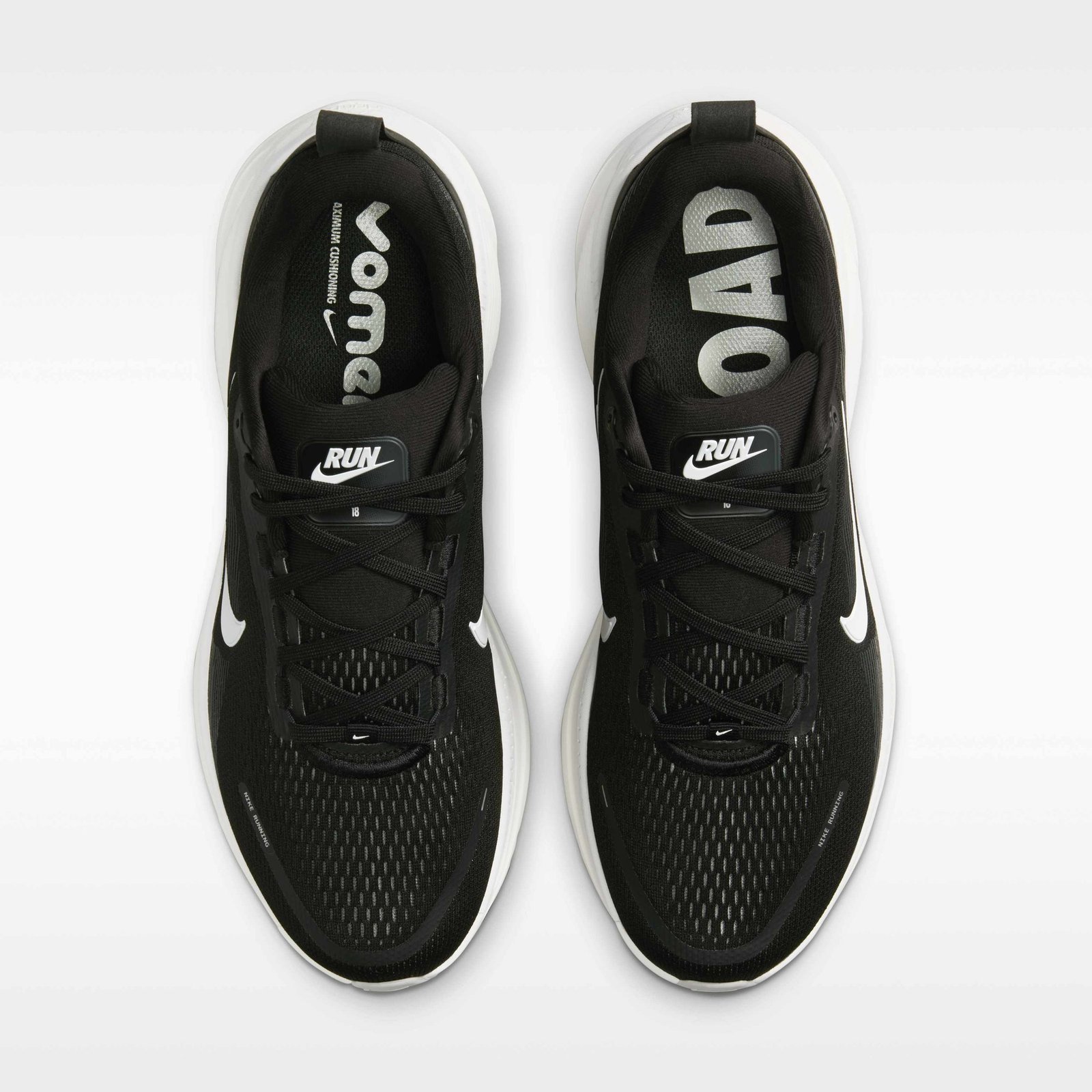 Nike Vomero 18 Men's Road Running Shoes - Black/Coconut Milk/Light Iron Ore/Summit White - Image 4