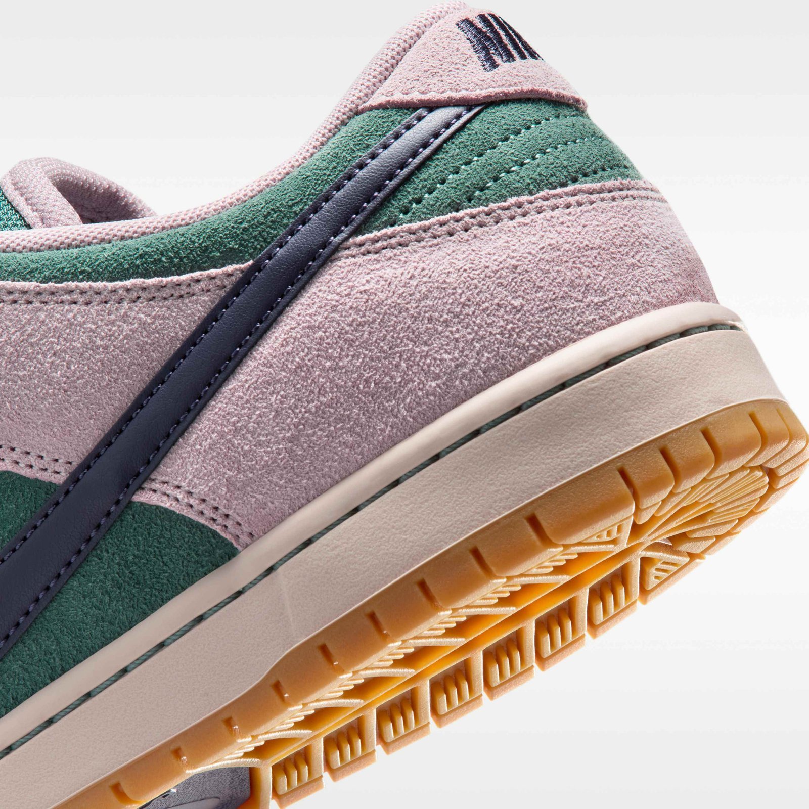 Nike SB Dunk Low Pro Skate Shoes - Mineral Slate/Particle Rose/Silt Red/Dark Raisin - Image 8