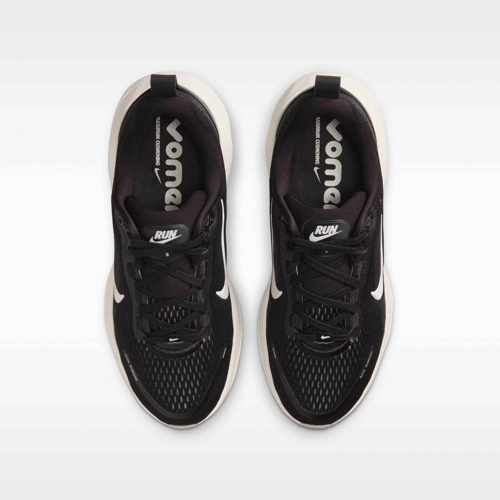 Nike Vomero 18 Older Kids' Road Running Shoes - Black/Coconut Milk/Iron Ore/Summit White - Image 4