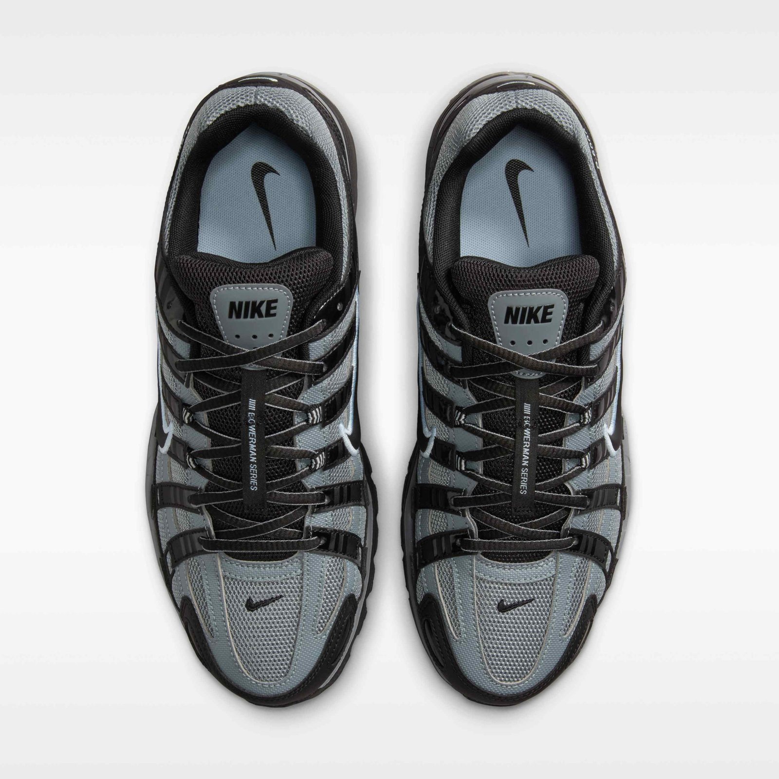 Nike P-6000 Tech Men's Shoes - Black/Cool Grey/Celestine Blue/Black - Image 4