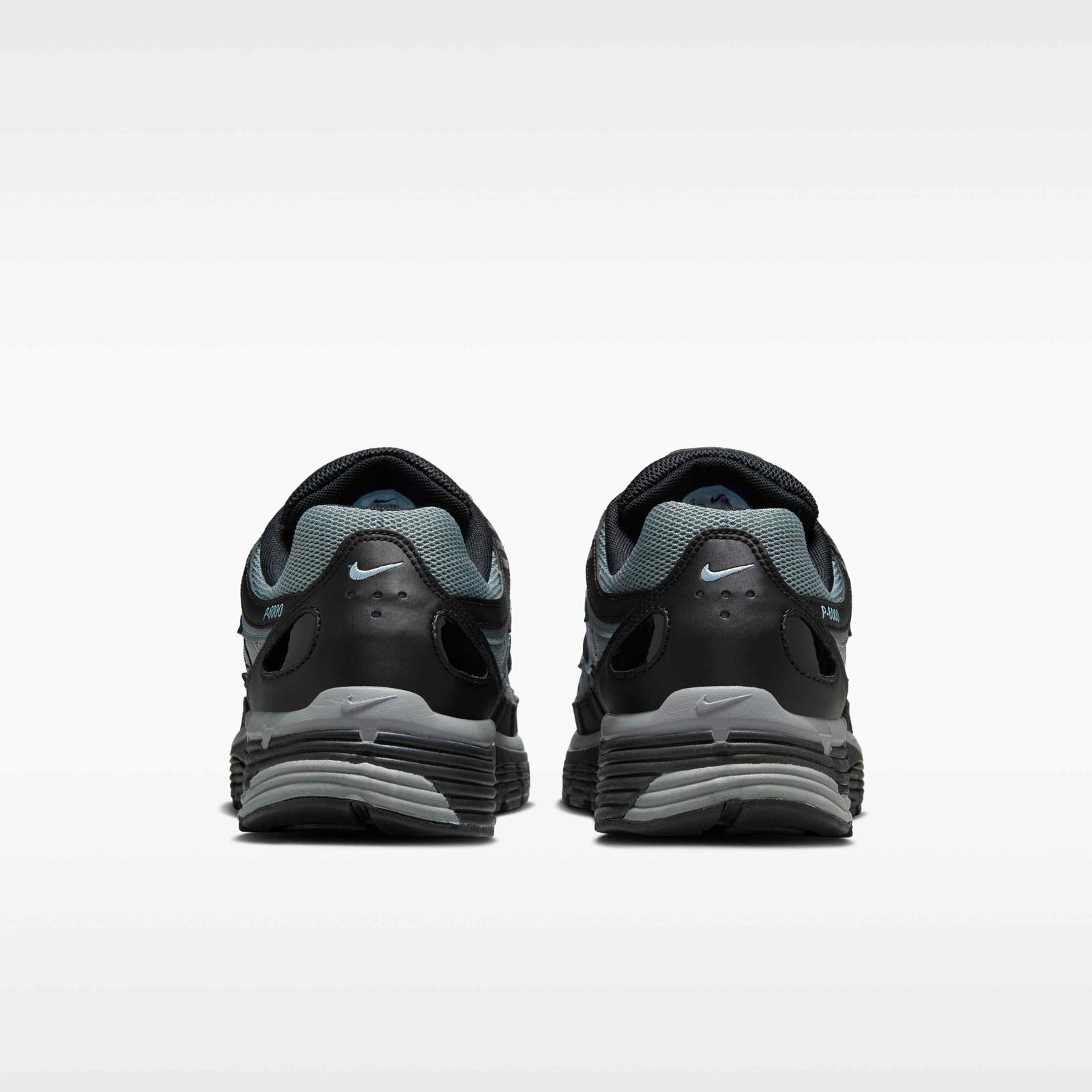 Nike P-6000 Tech Men's Shoes - Black/Cool Grey/Celestine Blue/Black - Image 6