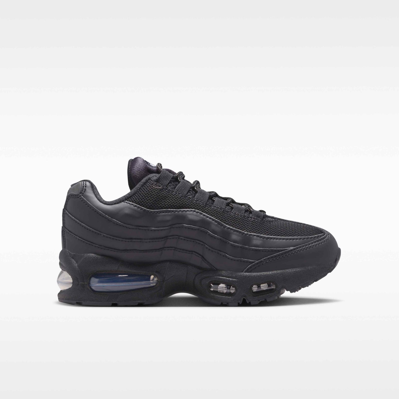 Nike Air Max 95 Big Bubble Older Kids' Shoes - Black/Black/Anthracite/Black - Image 3