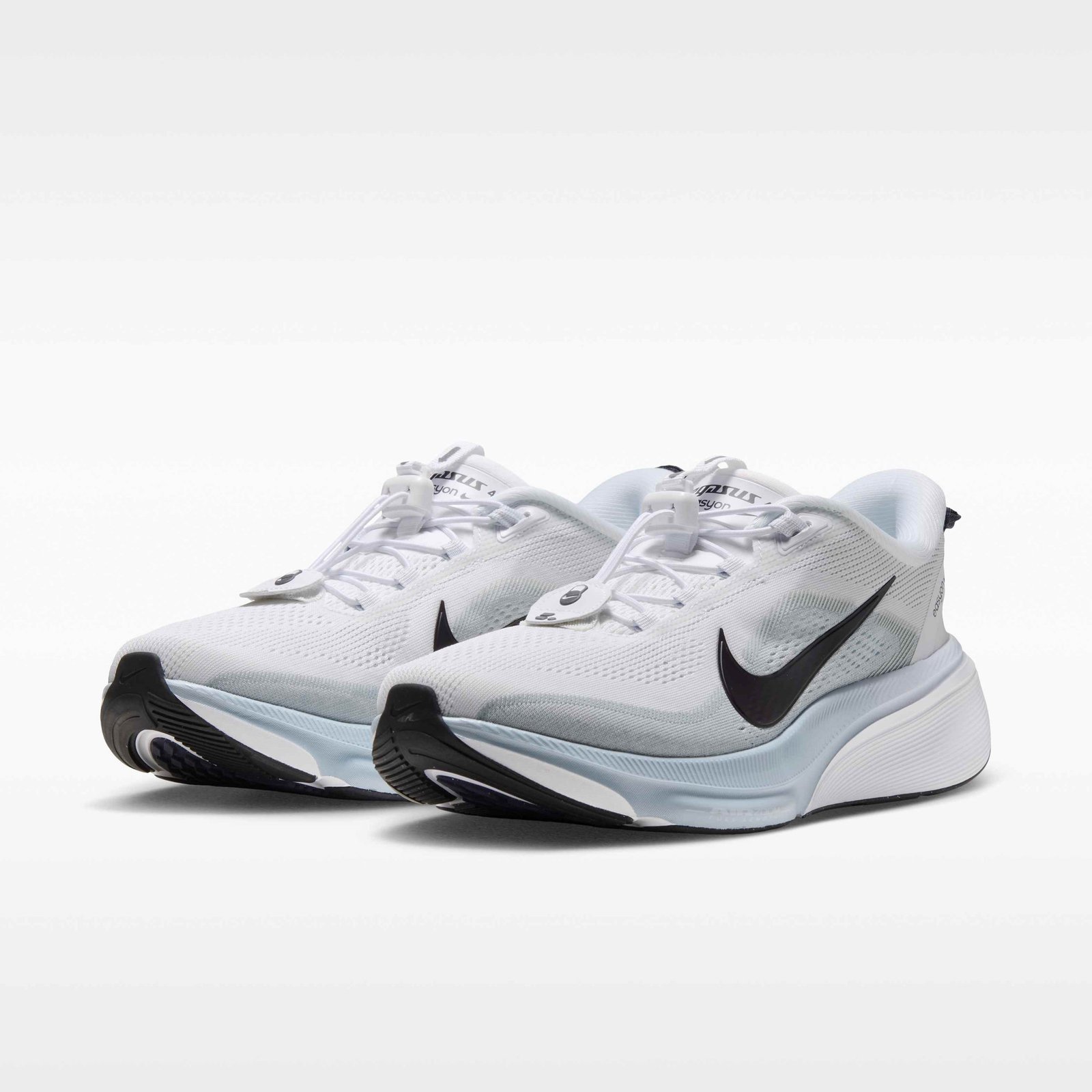 Nike Pegasus 42 EasyOn Men's Road-Running Shoes - White/Football Grey/Black/Gridiron - Image 5