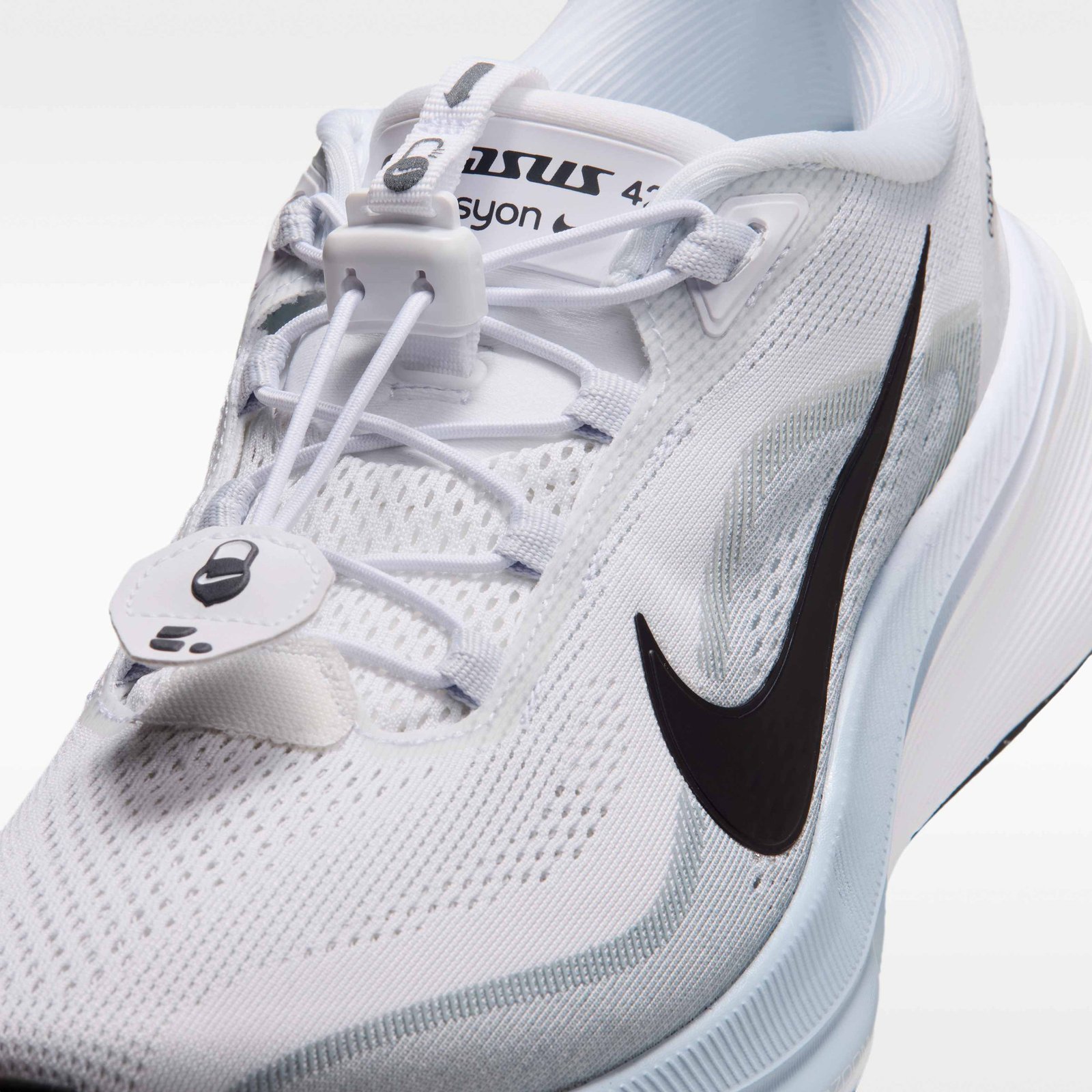 Nike Pegasus 42 EasyOn Men's Road-Running Shoes - White/Football Grey/Black/Gridiron - Image 7