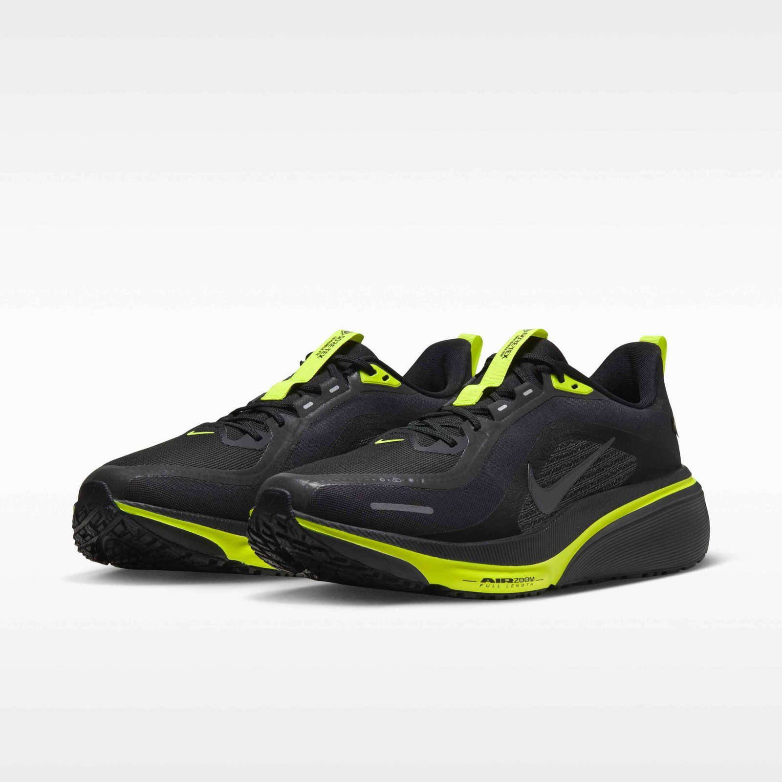 Nike Pegasus 42 GORE-TEX Men's Waterproof Road-Running Shoes - Black/Lemon Venom/Metallic Dark Grey - Image 5