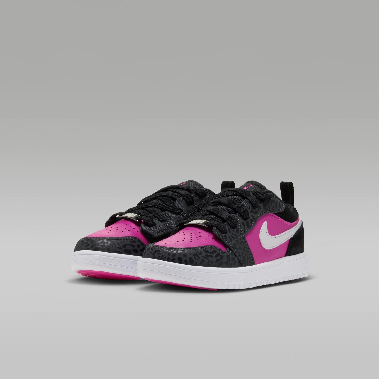 Jordan 1 Low Alt SE Younger Kids' Shoes - Black/Anthracite/White/Laser Fuchsia - Image 5