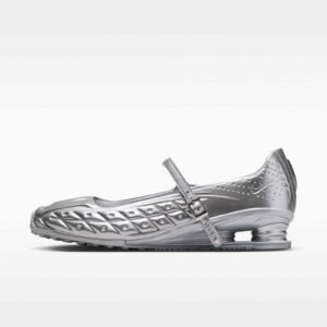 Nike Shox Z Calistra Women's Shoes - Metallic Silver/Flat Silver/Metallic Silver