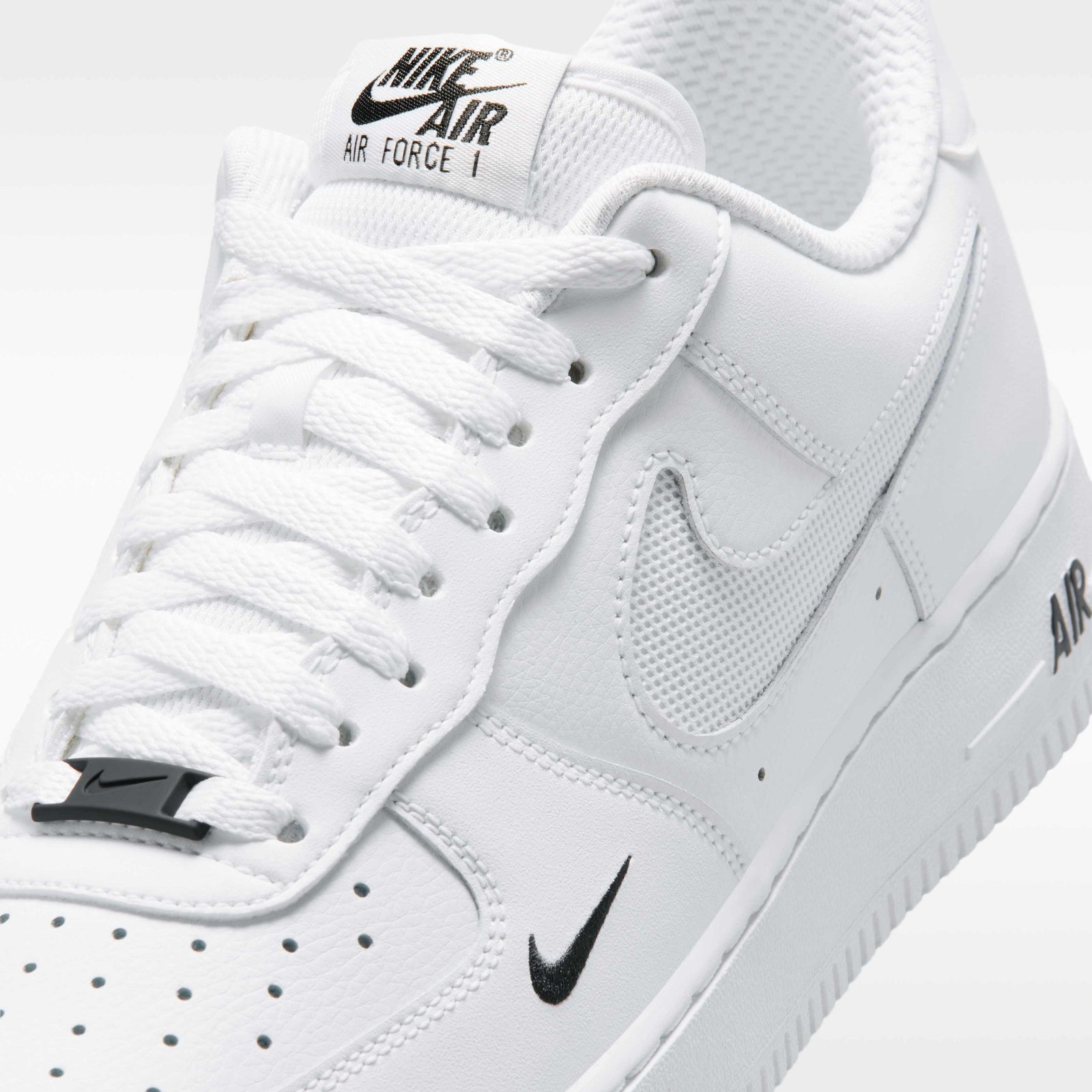 Nike Air Force 1 '07 LV8 Men's Shoes - White/Black/Reflect Silver - Image 7