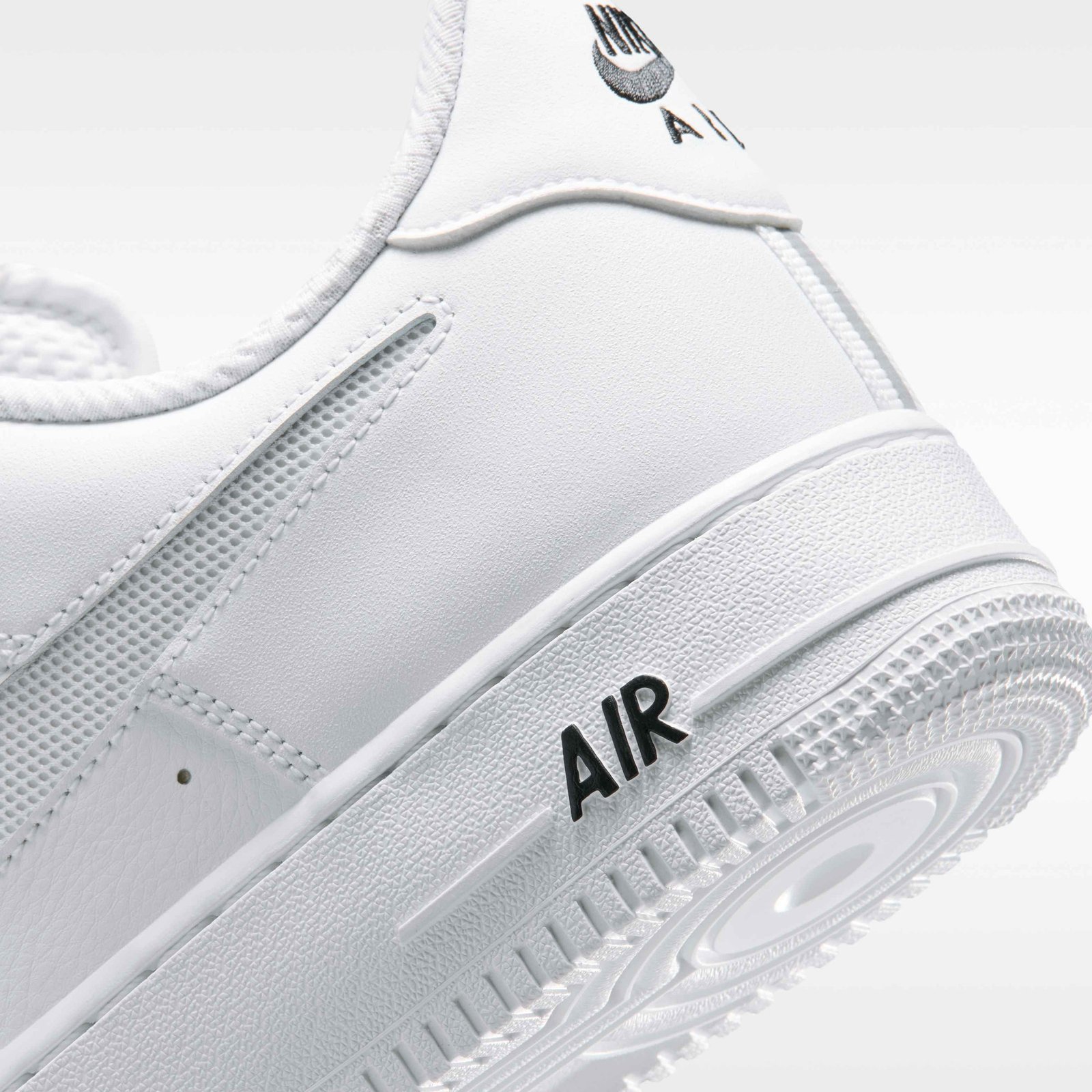 Nike Air Force 1 '07 LV8 Men's Shoes - White/Black/Reflect Silver - Image 8