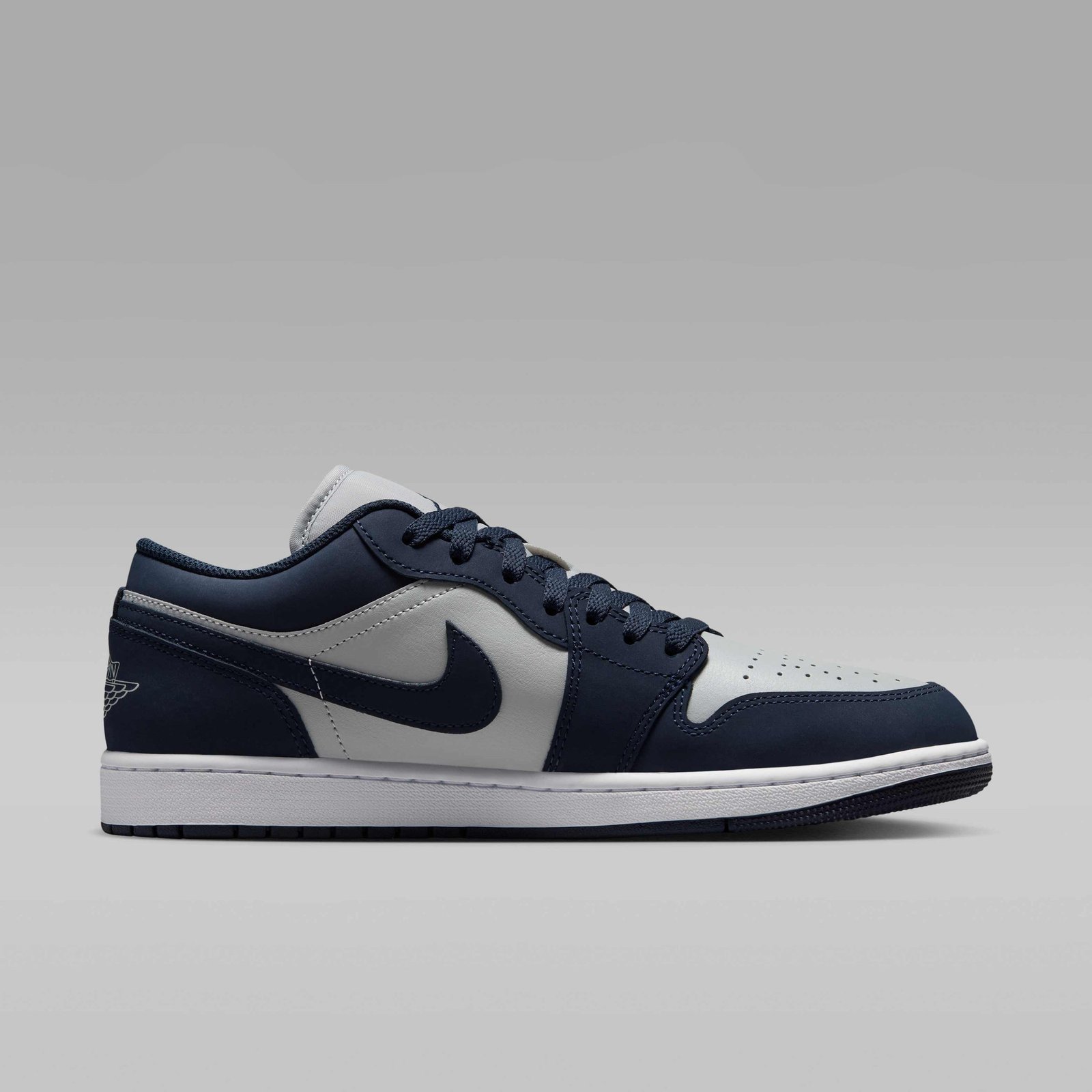 Air Jordan 1 Low Men's Shoes - Obsidian/Grey Fog/Pink Foam/Obsidian - Image 3