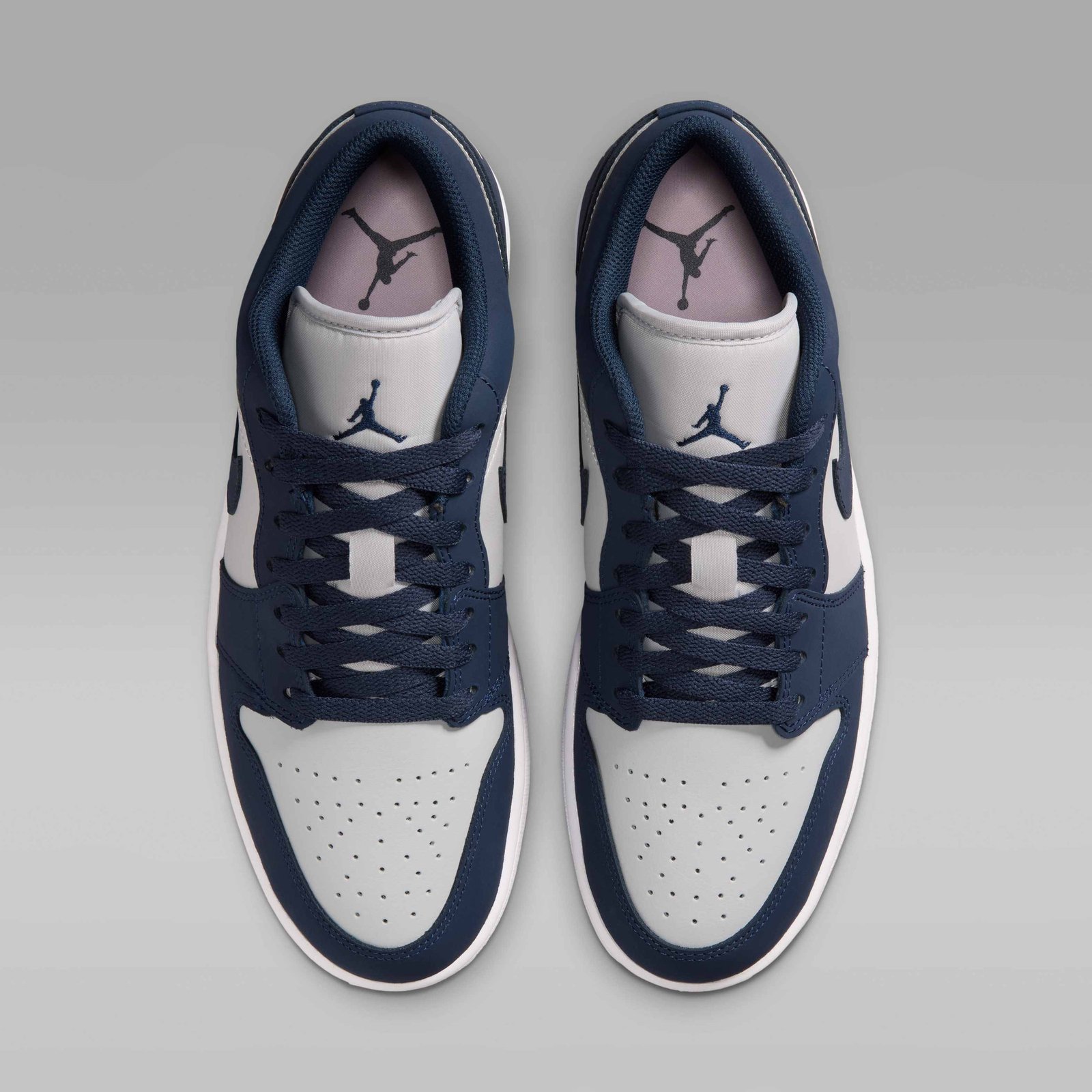 Air Jordan 1 Low Men's Shoes - Obsidian/Grey Fog/Pink Foam/Obsidian - Image 4