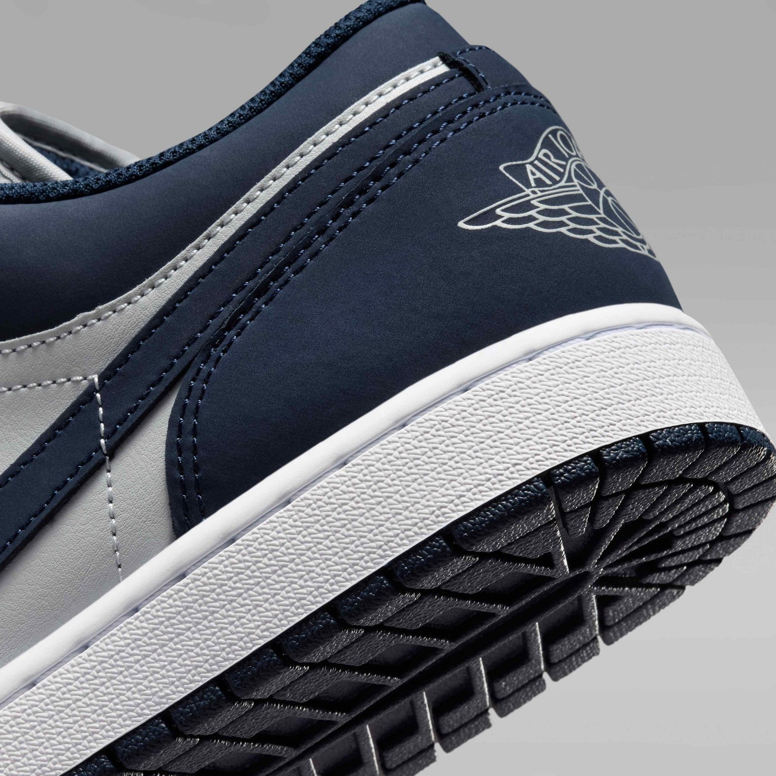 Air Jordan 1 Low Men's Shoes - Obsidian/Grey Fog/Pink Foam/Obsidian - Image 8