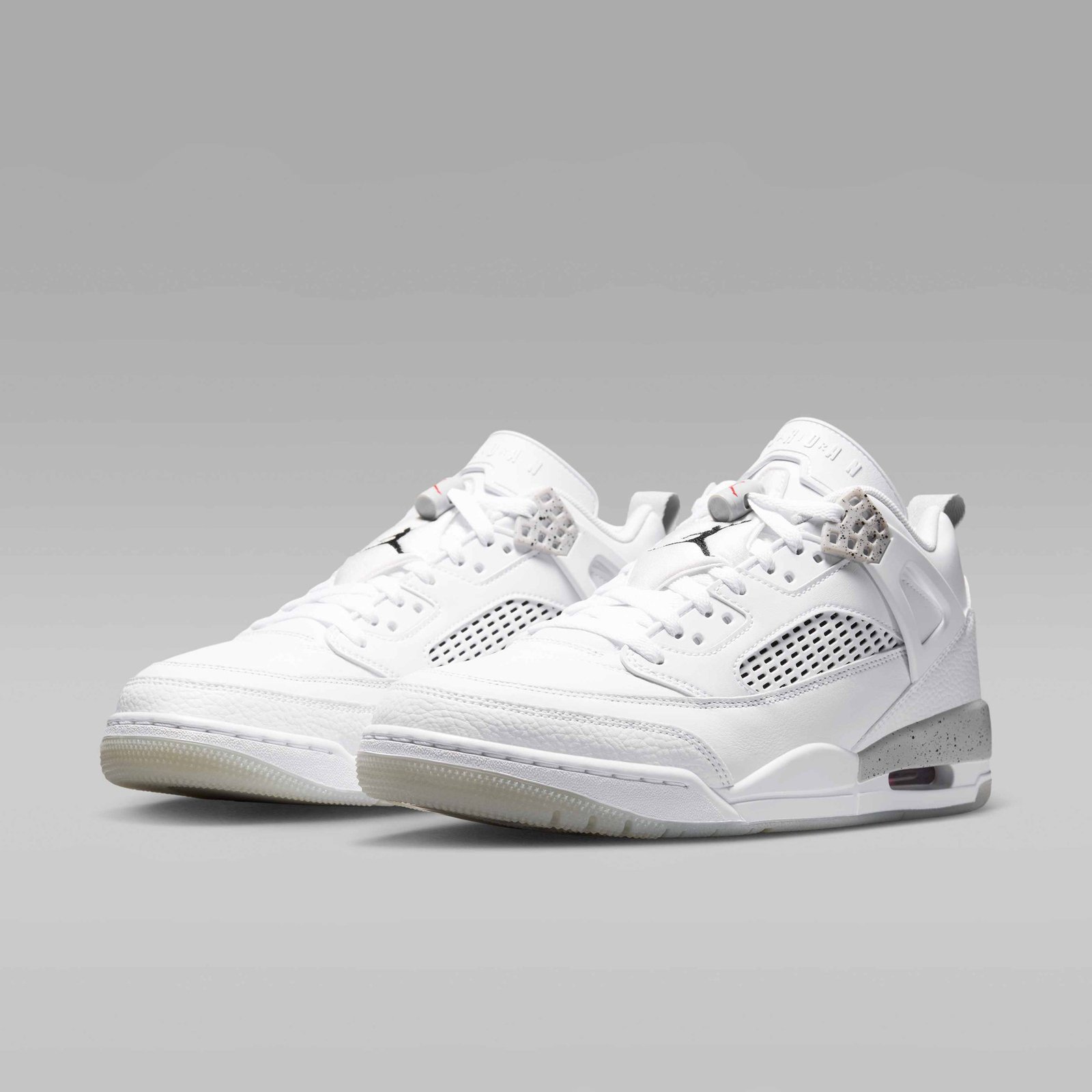 Jordan Spizike Low Men's Shoes - White/Grey Fog/Fire Red/Black - Image 5
