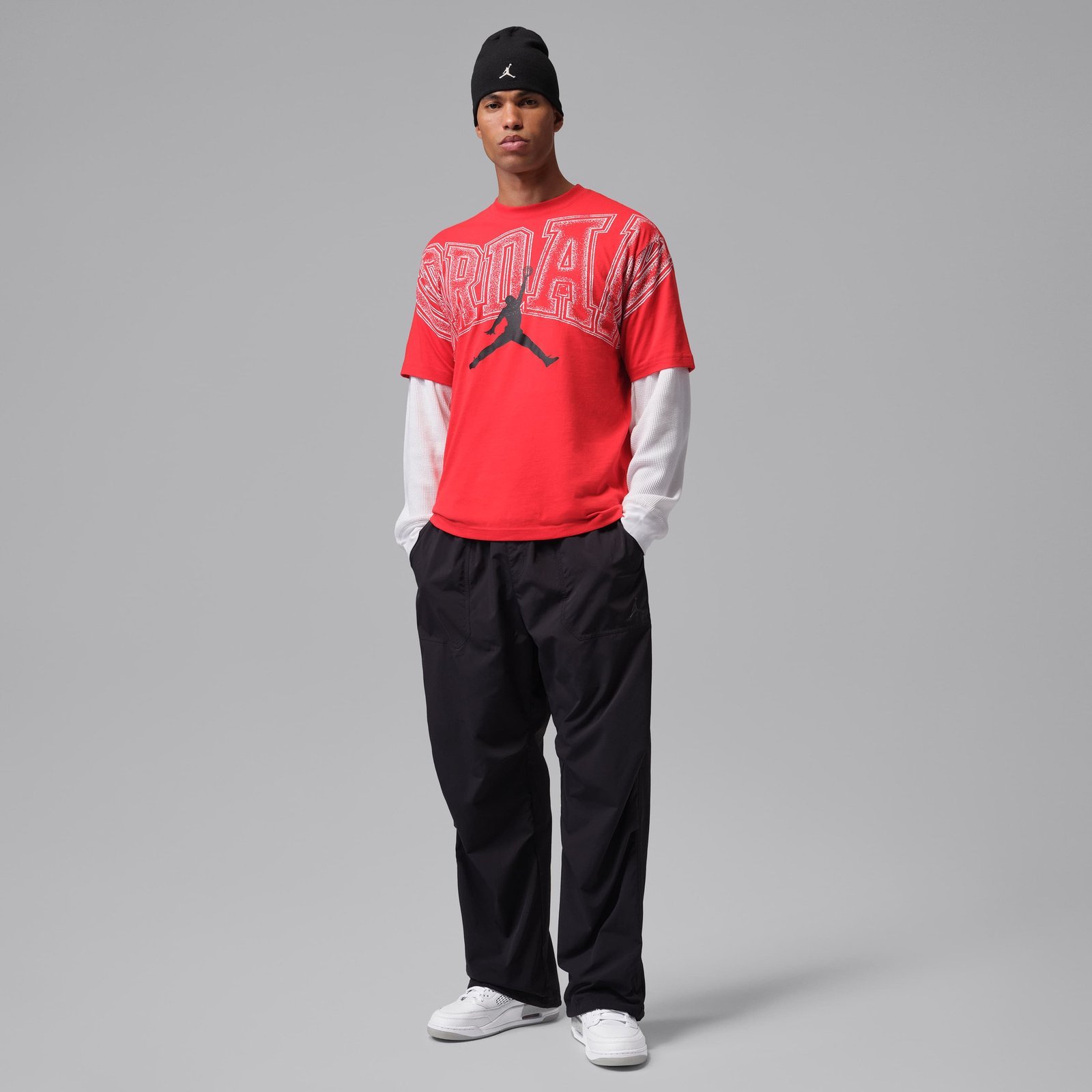 Jordan Spizike Low Men's Shoes - White/Grey Fog/Fire Red/Black - Image 9