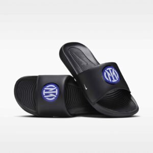 Inter Milan Victori One Men's Nike Slides - Black/Multi-Colour/White