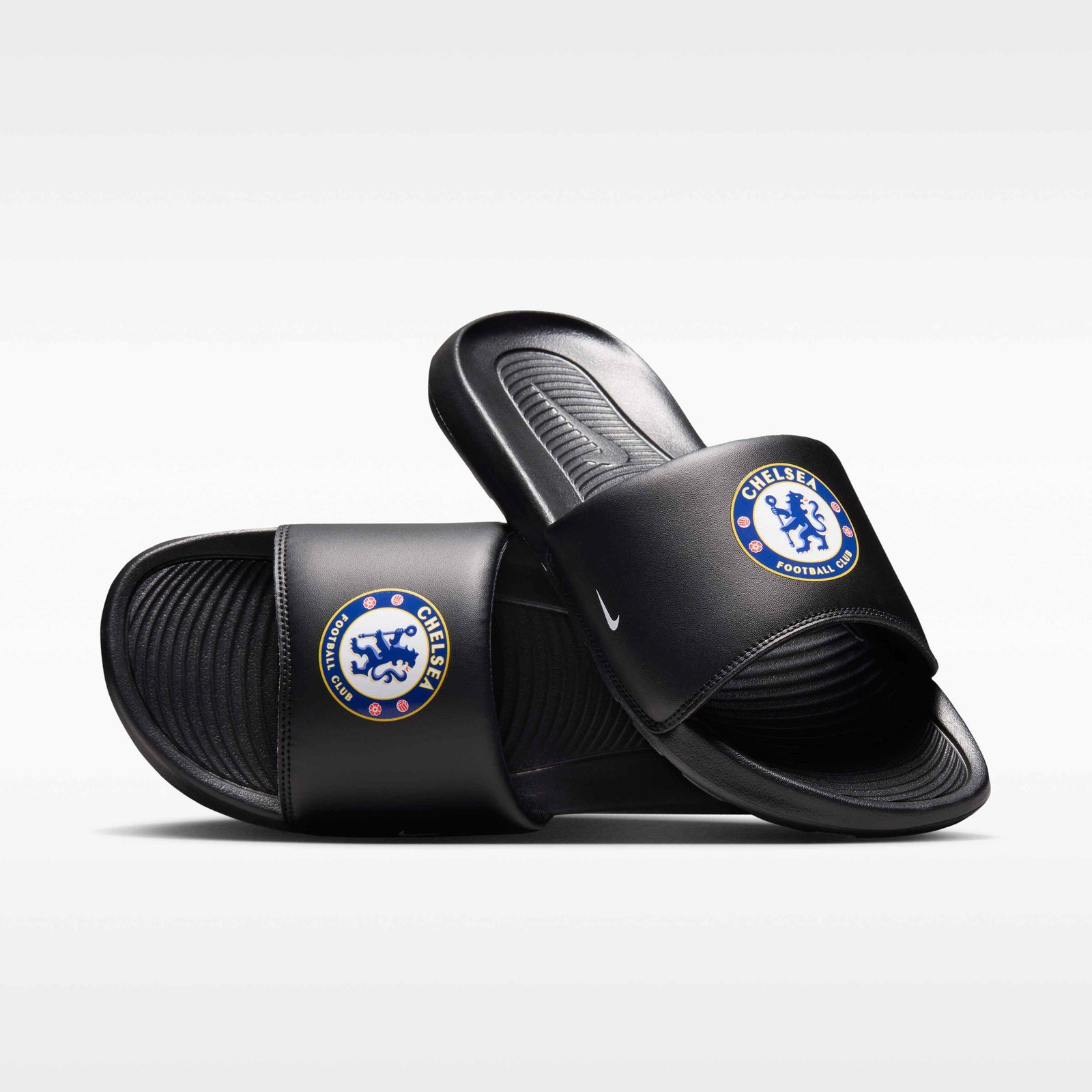 Chelsea F.C. Victori One Men's Nike Slides - Black/Multi-Colour/White