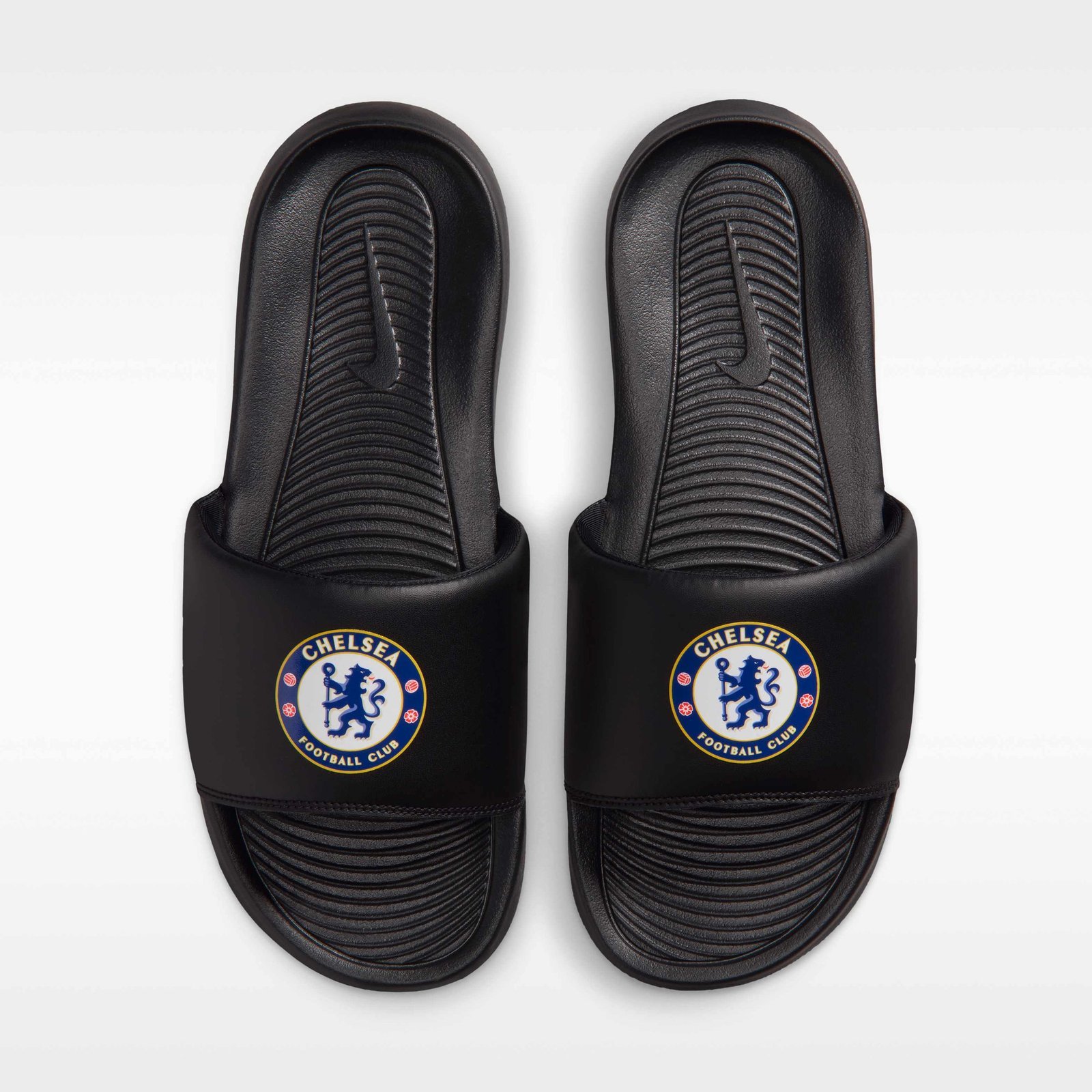 Chelsea F.C. Victori One Men's Nike Slides - Black/Multi-Colour/White - Image 5