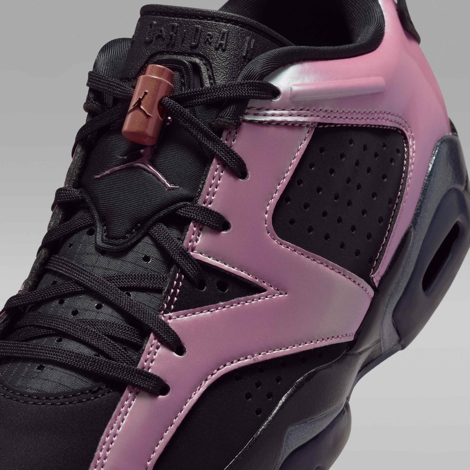 Air Jordan 6 Retro Low 'Metamorphosis' Women's Shoes - Black/Desert Berry/Black - Image 7