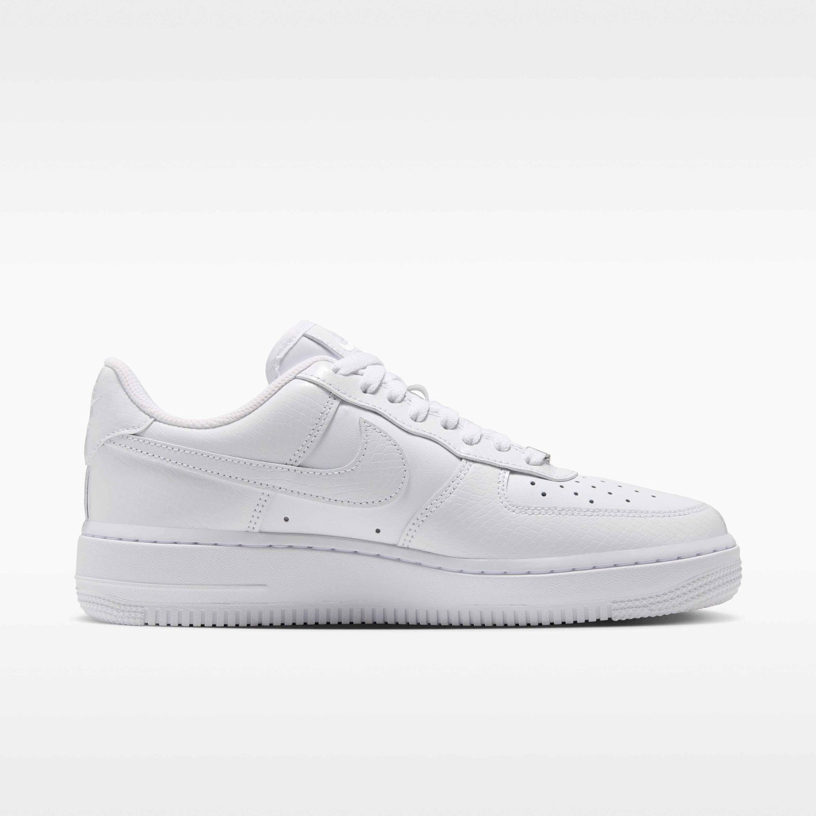 Nike Air Force 1 '07 Women's Shoes - White/Metallic Silver/White - Image 3