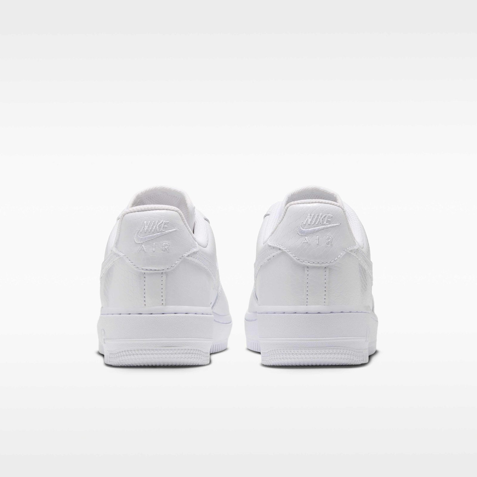 Nike Air Force 1 '07 Women's Shoes - White/Metallic Silver/White - Image 6