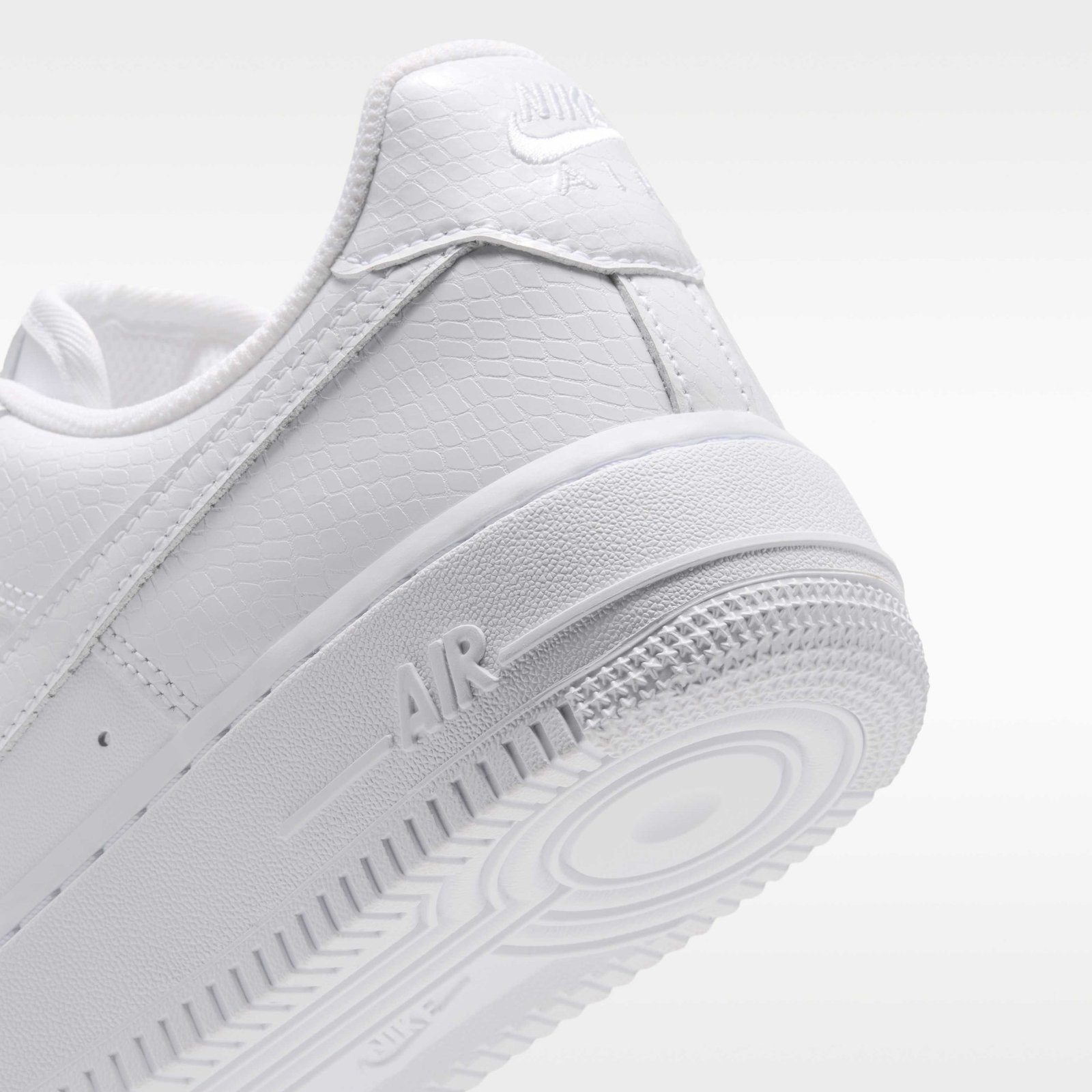 Nike Air Force 1 '07 Women's Shoes - White/Metallic Silver/White - Image 8