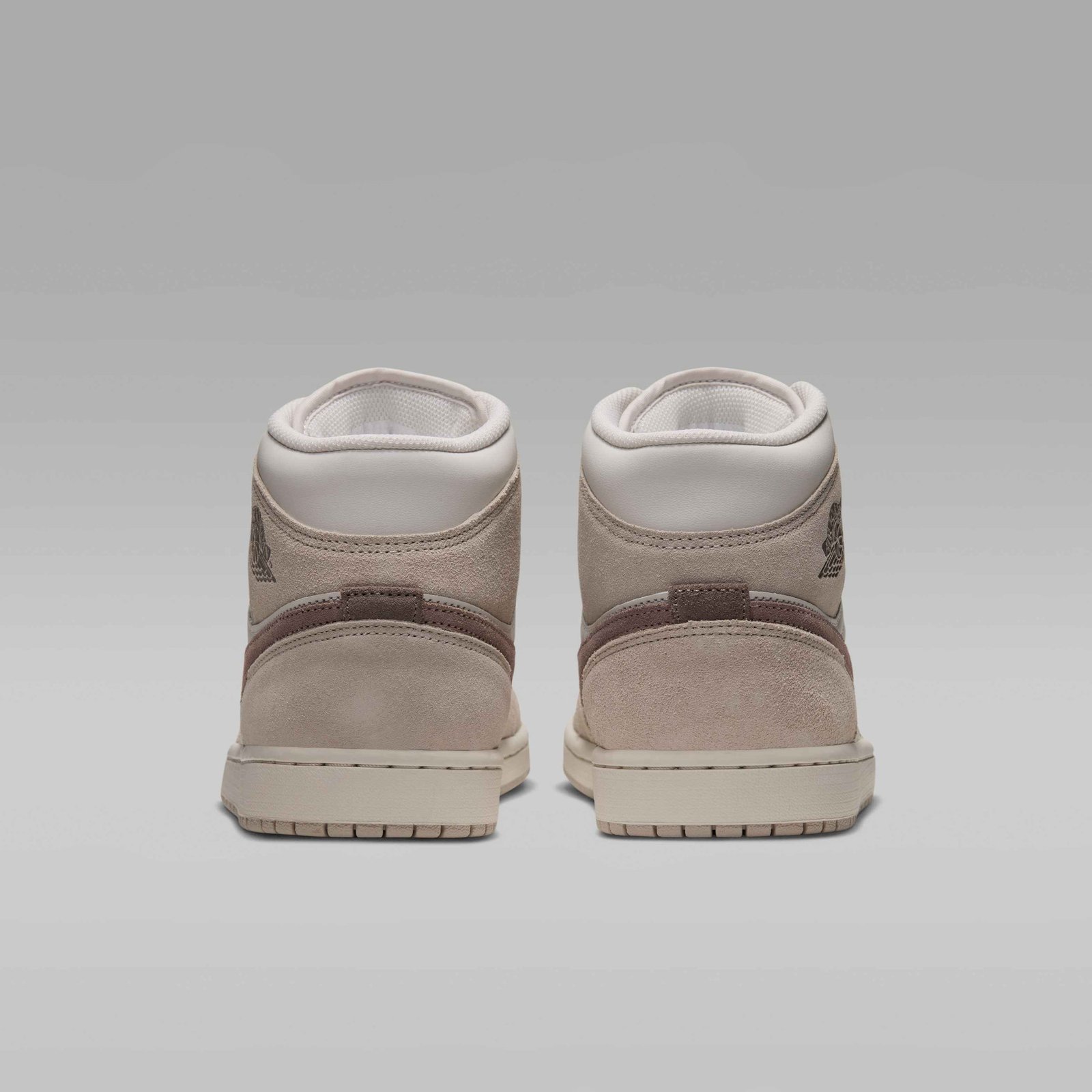 Air Jordan 1 Mid SE Men's Shoes - Phantom/Cream II/Mink Brown - Image 6